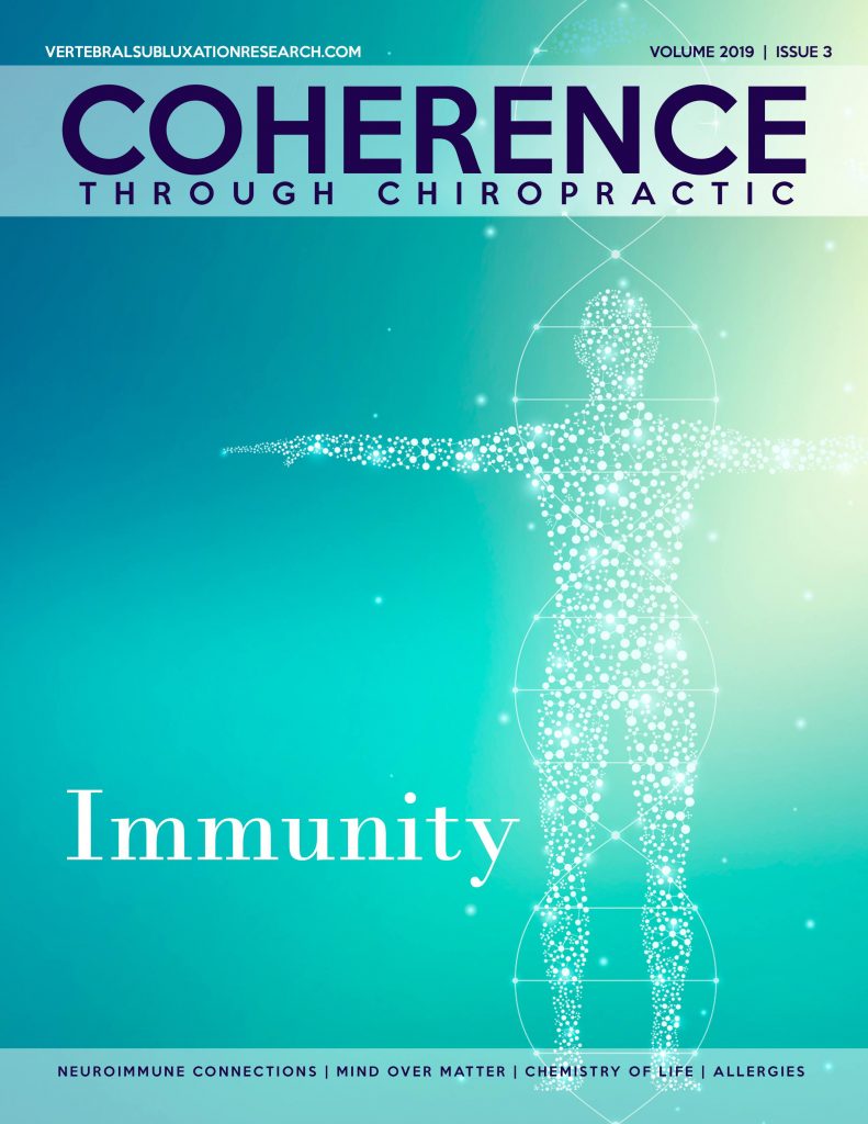 Coherence Volume COHERENCE Volume 2019 Issue 3 | Vertebral Subluxation Research