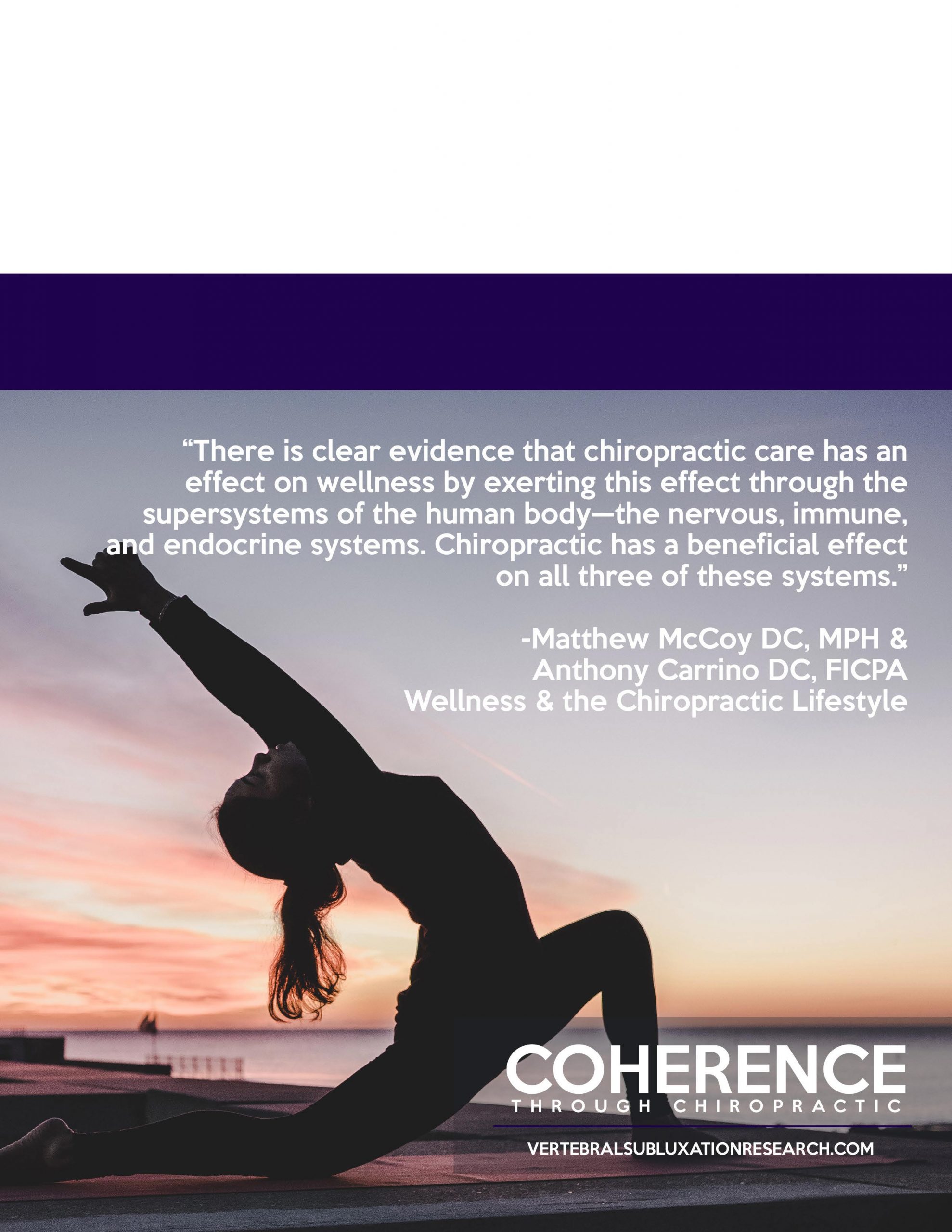 COHERENCE Print Version Vol. 2019 Issue 3 | Vertebral Subluxation Research